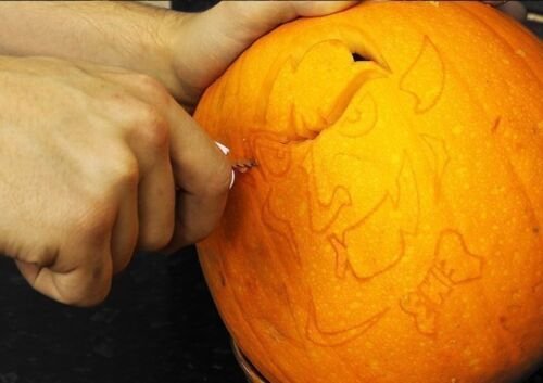 ðŸ”¥ 3 Pcs Halloween PUMPKIN CARVING Kit TOOL SET DIY Craft Tools Kit Party Scoop