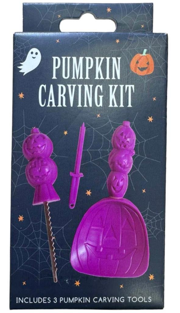 ðŸ”¥ 3 Pcs Halloween PUMPKIN CARVING Kit TOOL SET DIY Craft Tools Kit Party Scoop