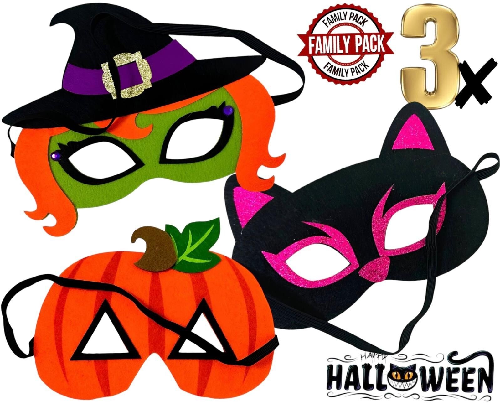 3pcs Kids childrens Halloween superhero party costume Fancy Dress Foam Face Mask