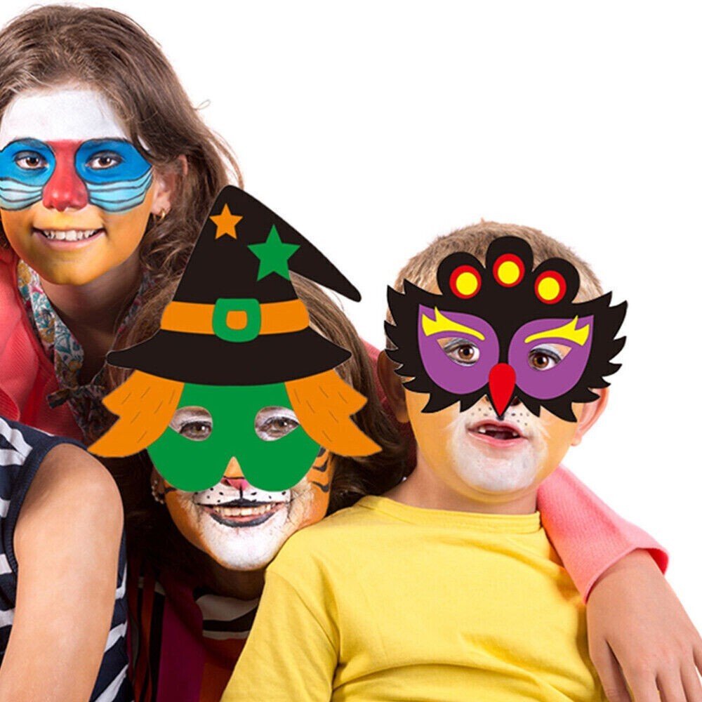 3pcs Kids childrens Halloween superhero party costume Fancy Dress Foam Face Mask