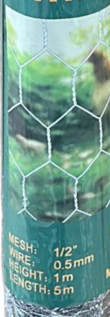 PVC Coated Wire Mesh Fencing 10M x 0.9M Height Green Galvanised Garden Fence