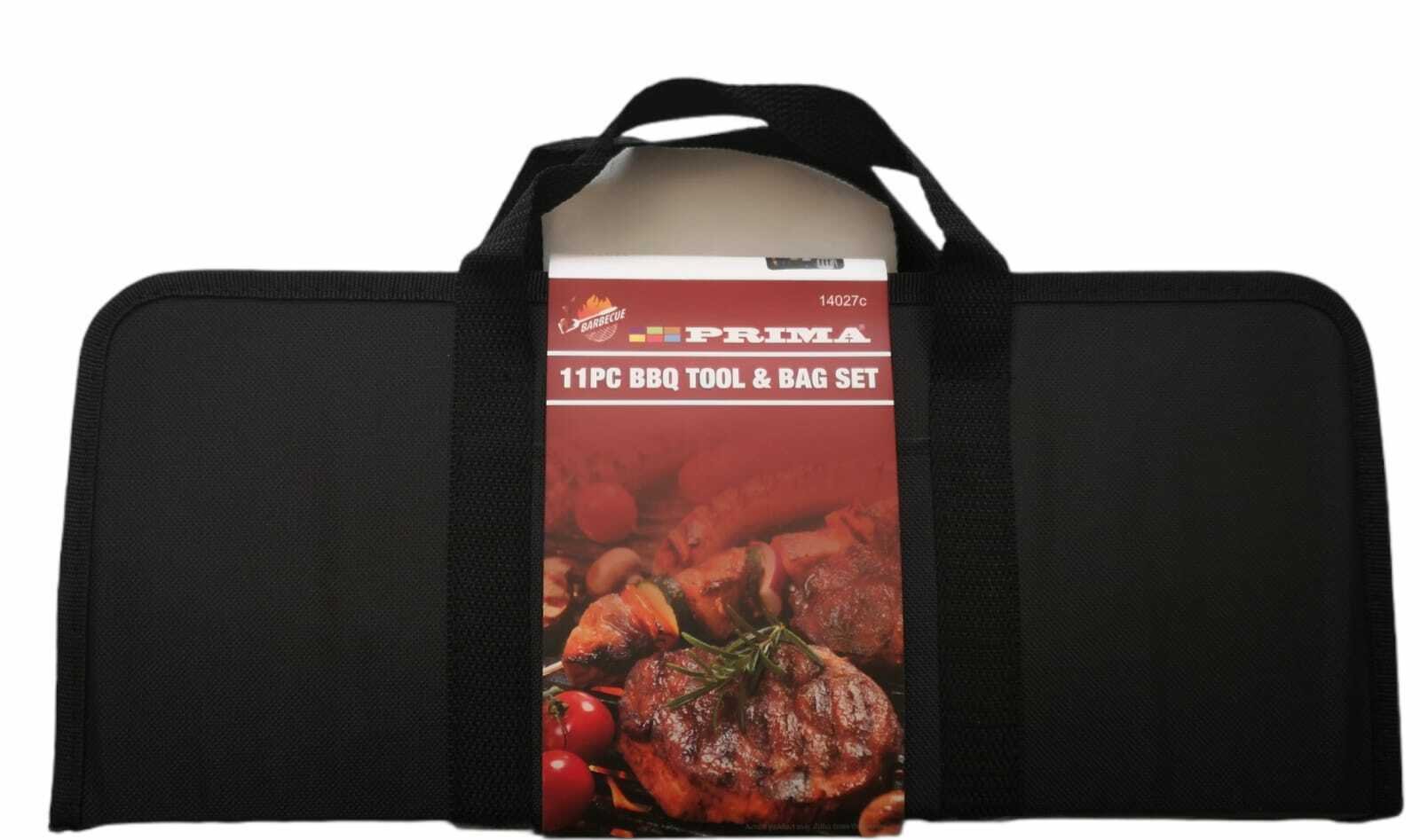 11PCS BBQ Tool Set Stainless Steel Barbecue Grilling Utensil Cooking Outdoor Kit