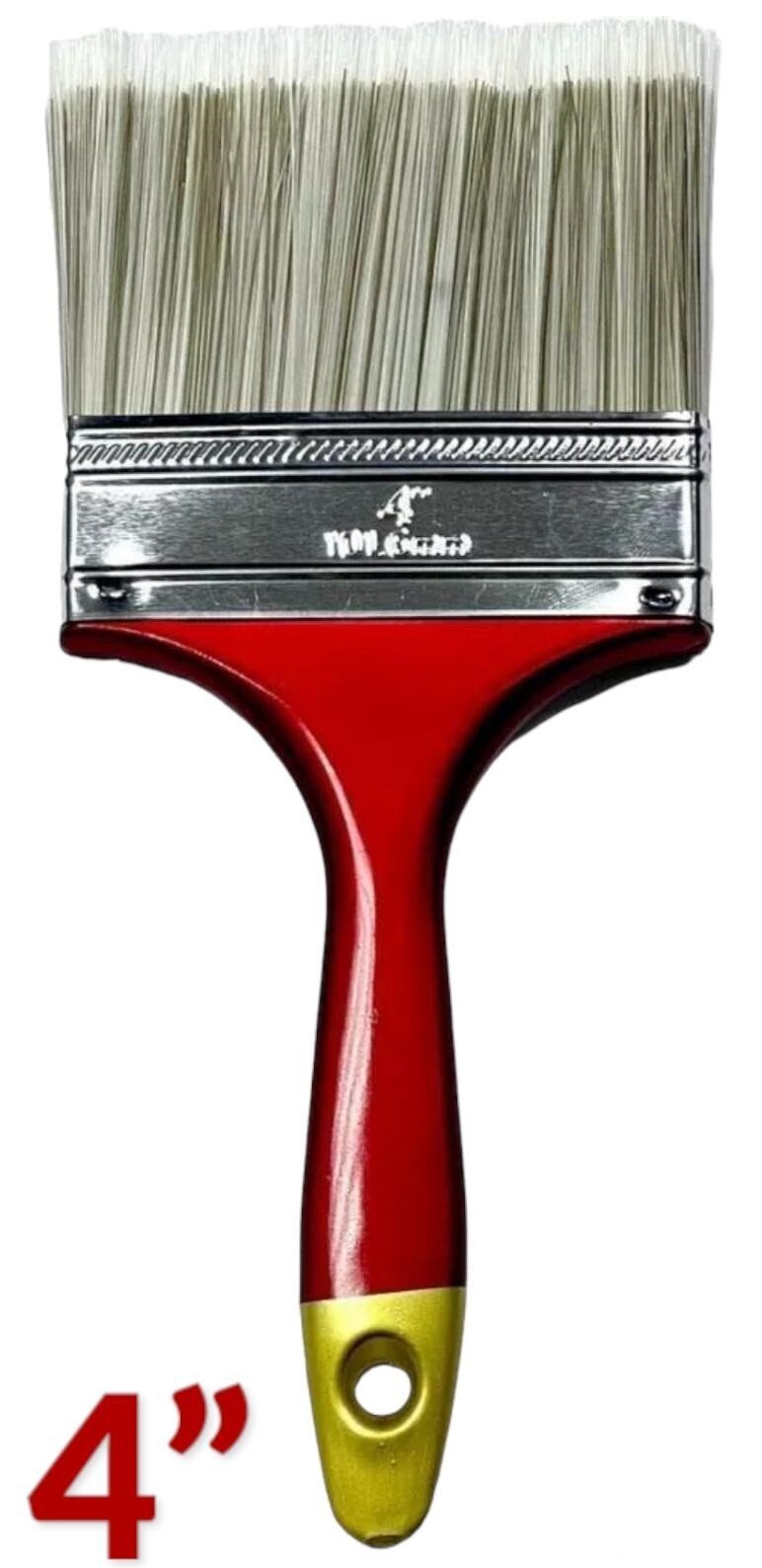 4" SHED FENCE Timber & DECKING PAINT BRUSH GARDEN WALL WOOD BLOCK PASTE-2PK