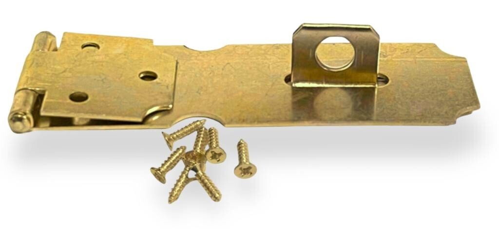 Safety Hasp and Staple 25mm Padlock Gate Door Shed Latch Lock Blanket Box Chest