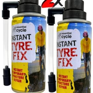 2Pcs Emergency Bike Flat Tyre Fix Puncture Repair Sealant Inflator Can 200ml