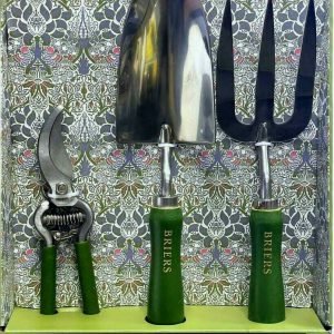 William Morris Tropical Forest Garden Fork Trowel and Secateurs Set 3 Pack UK