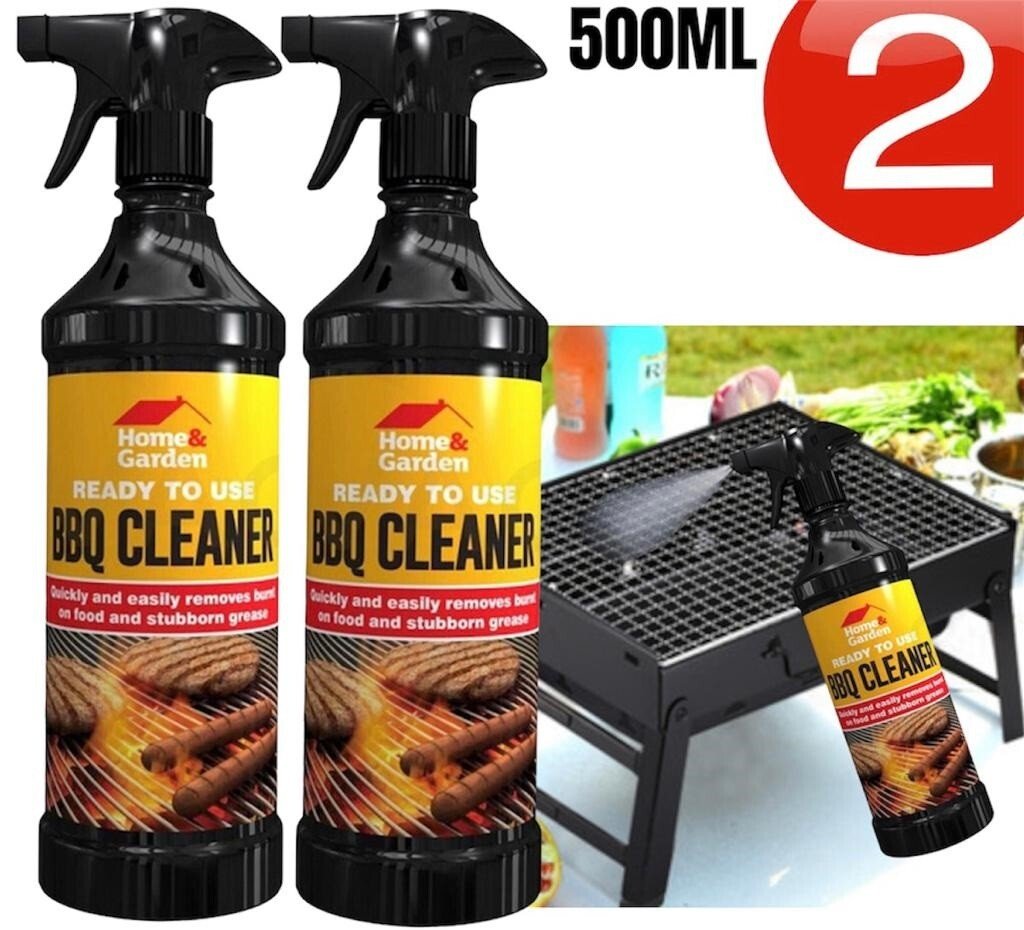 500ML BBQ OVEN GRILL COOKER HOB CLEANING CLEANER DEGREASER AEROSOL SPRAY TRIGGER