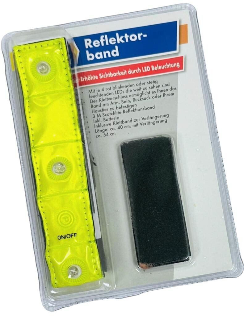 SAFETY FLASHING LED LIGHTUP REFLECTIVE ARM BAND HIKING RUNNING BIKE CYCLING UK