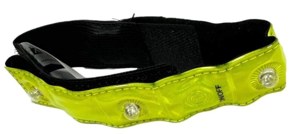 SAFETY FLASHING LED LIGHTUP REFLECTIVE ARM BAND HIKING RUNNING BIKE CYCLING UK