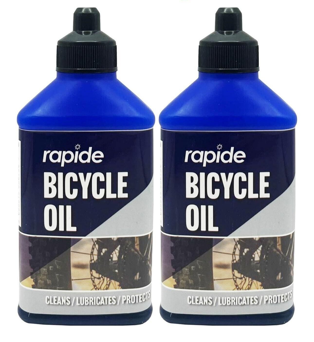 2Pcs CYCLE OIL & WET LUBE for Chains, Road & MTB Bikes & All Cycles. Large 120ml