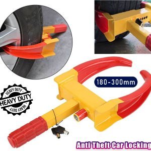 Heavy Duty Wheel Clamp Caravan Trailer Car Motorhome Security Lock With 2 Keys