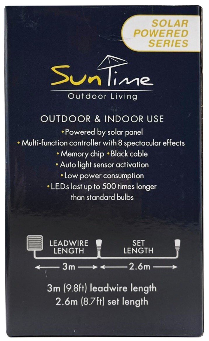 50/100 LED Solar Power Fairy Garden 8 Mode Lights String Outdoor Party Wedding