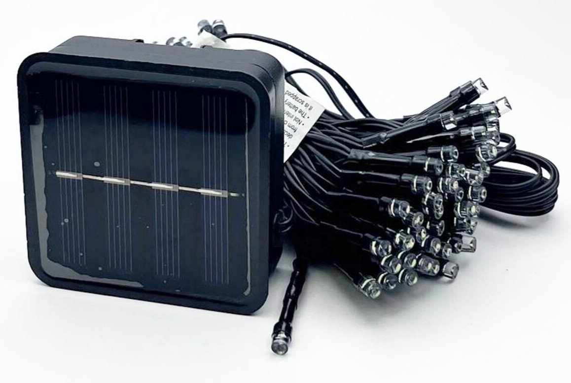 50/100 LED Solar Power Fairy Garden 8 Mode Lights String Outdoor Party Wedding