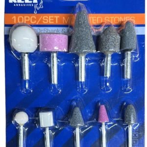 10pc Drill Grinding Mounted Stone Bit Set Die Stones Craft Grinder Metal Plastic