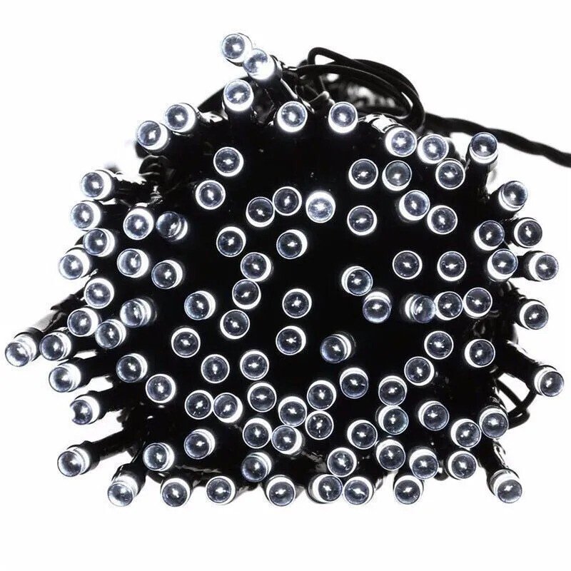 50/100 LED Solar Power Fairy Garden 8 Mode Lights String Outdoor Party Wedding