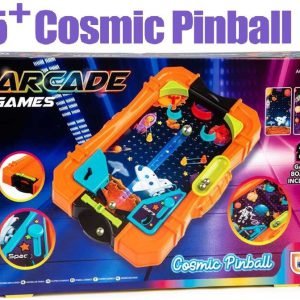 Cosmic Pinball Space Themed Tabletop Action Reflex Rapid Game Kids Toy 5+ Gift