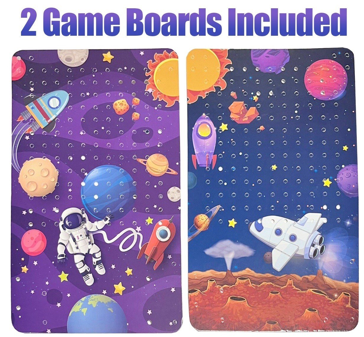 Cosmic Pinball Space Themed Tabletop Action Reflex Rapid Game Kids Toy 5+ Gift