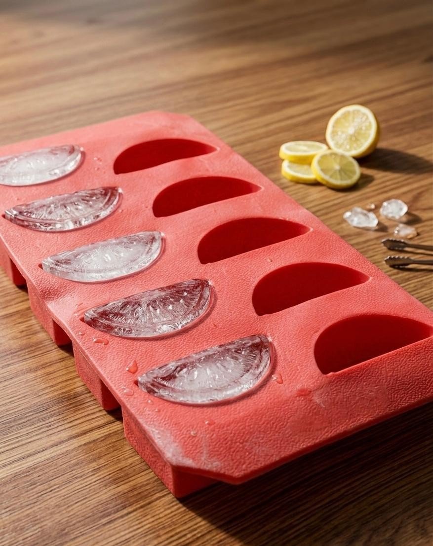 Fruit Shaped Ice Cube Moulds Strawberry Watermelon Banana Reusable Food Safe