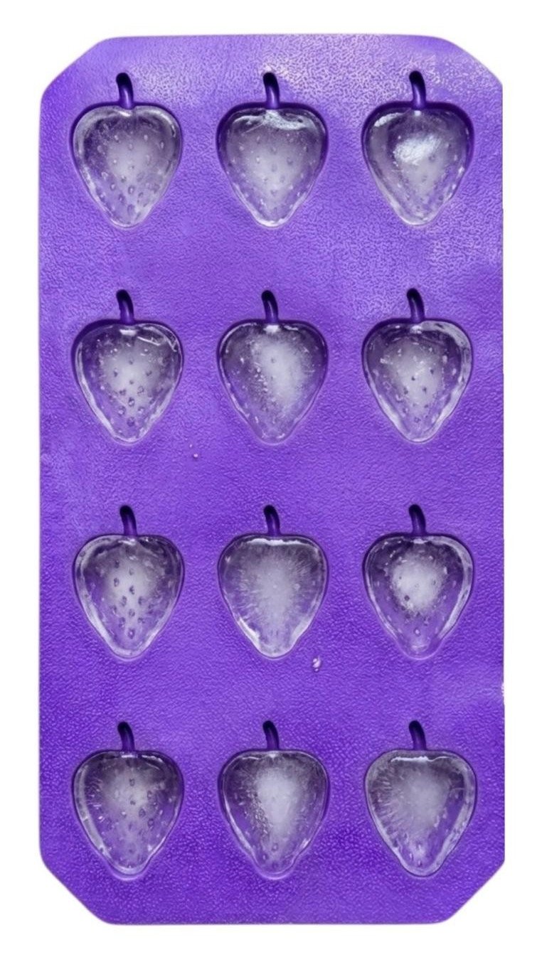 Fruit Shaped Ice Cube Moulds Strawberry Watermelon Banana Reusable Food Safe