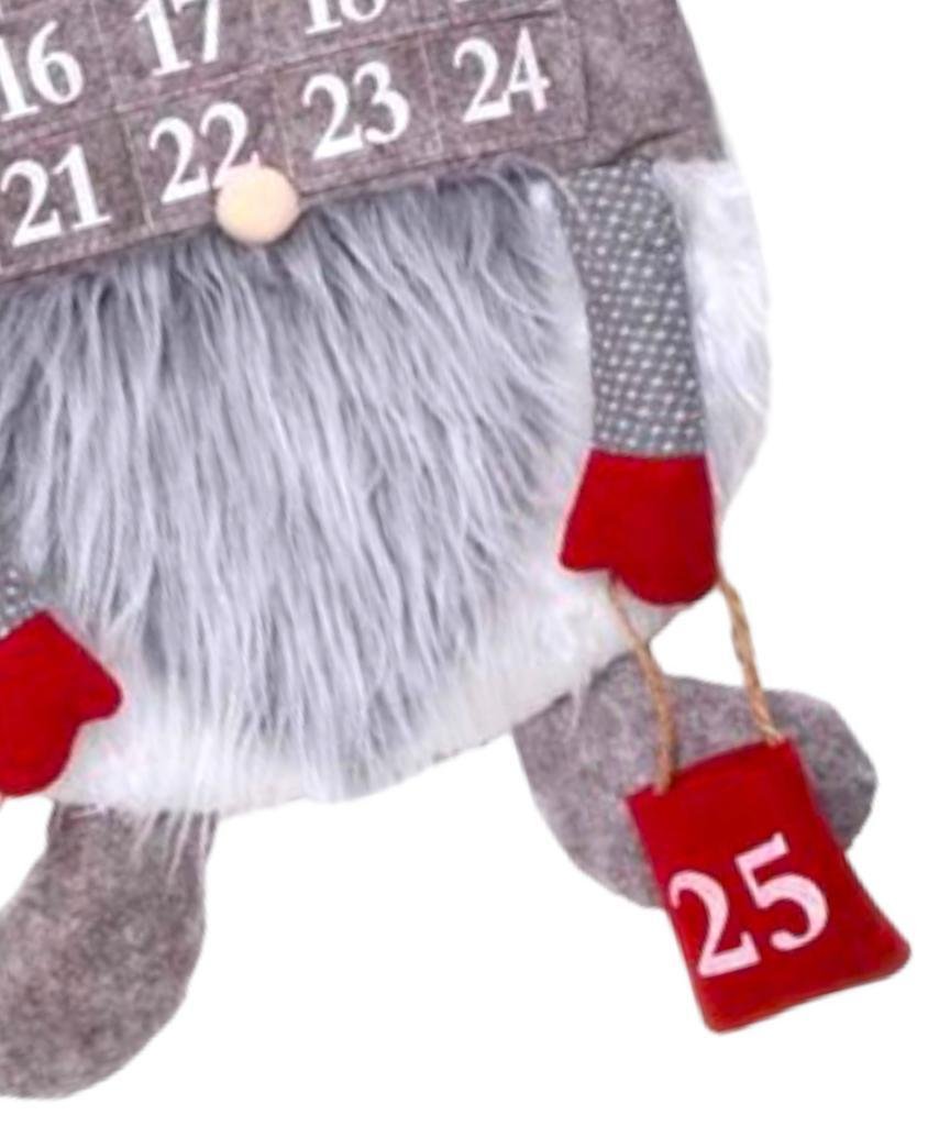 Add your Own Treat Advent Calendar Felt Gonk 1-25 Christmas Countdown 25 Days