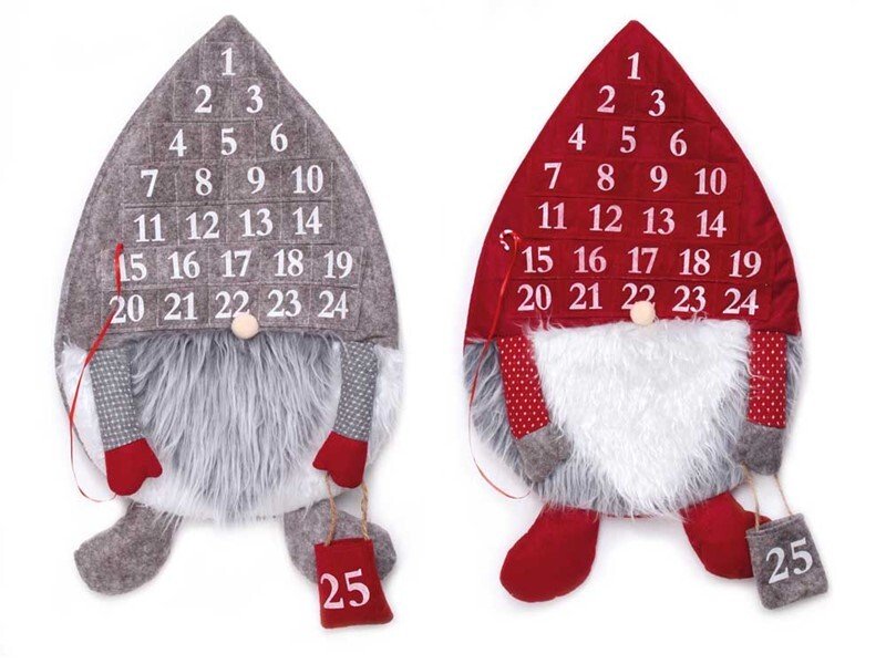 Add your Own Treat Advent Calendar Felt Gonk 1-25 Christmas Countdown 25 Days
