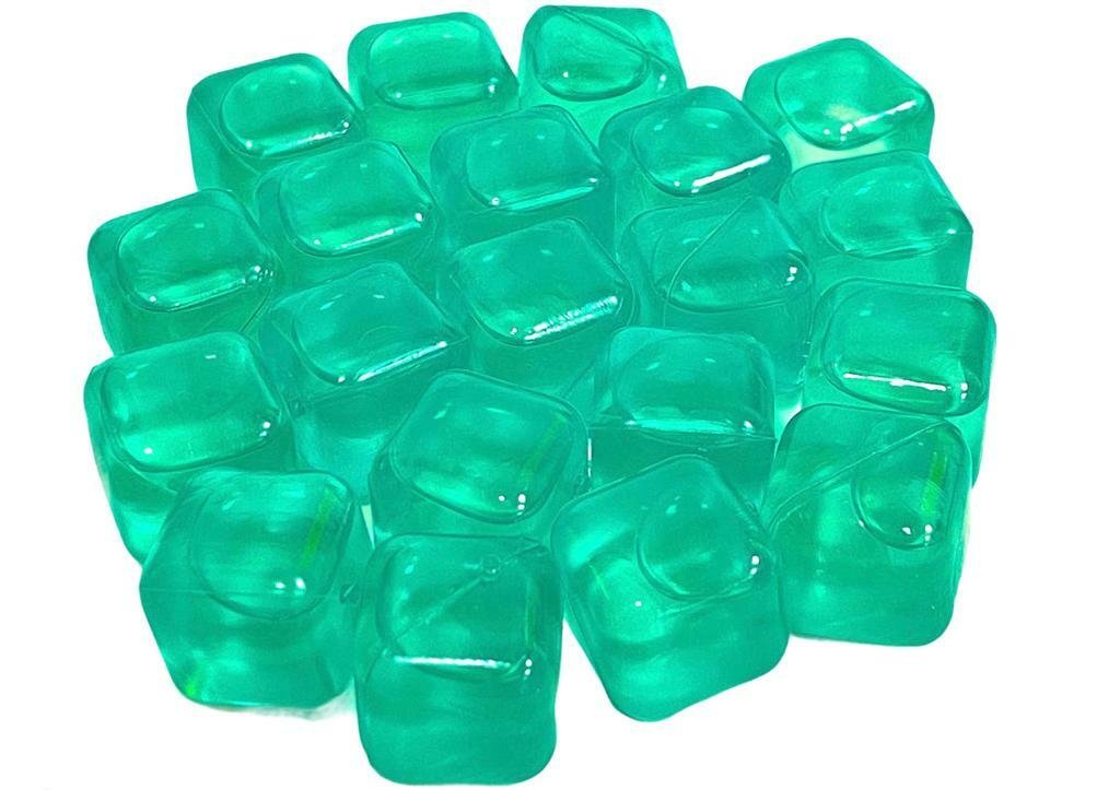 20 Washable Plastic Reusable Ice Cube Bottle Tray Soda Drinks Dry And Freezer