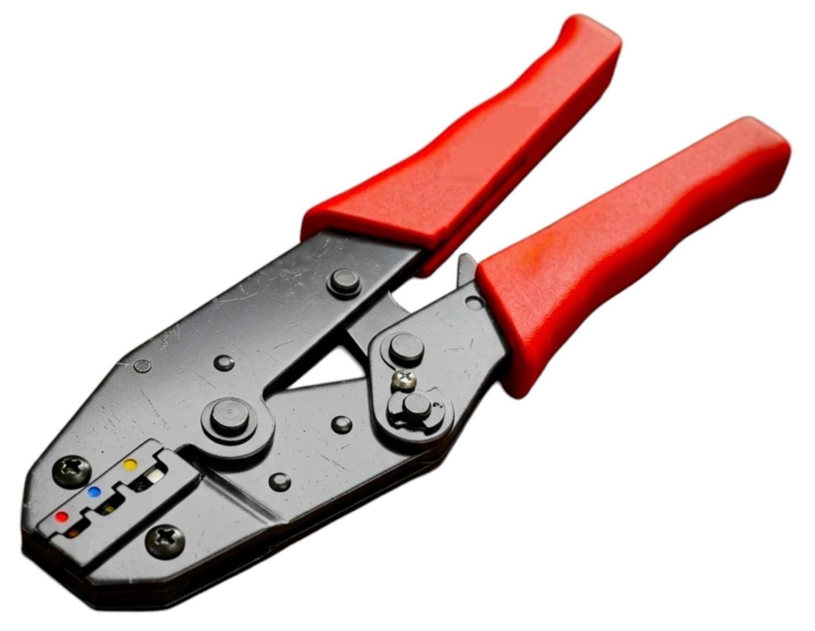 9" Ratchet Crimping Plier Tool Crimp insulated wire cable Terminal Crimper New