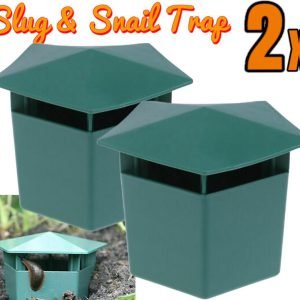 2 x BEER SLUG SNAIL SAFE SIMPLE EASY TRAP TRAPS NO CHEMICALS GARDEN SOIL GRASS