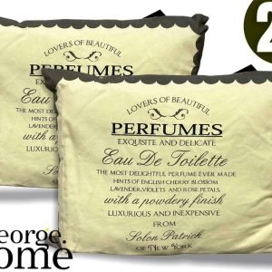 2 Pack Cushion Classic Pillow Sofa George Home Decor Perfume Design Cushion