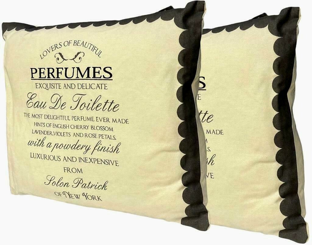 2 Pack Cushion Classic Pillow Sofa George Home Decor Perfume Design Cushion