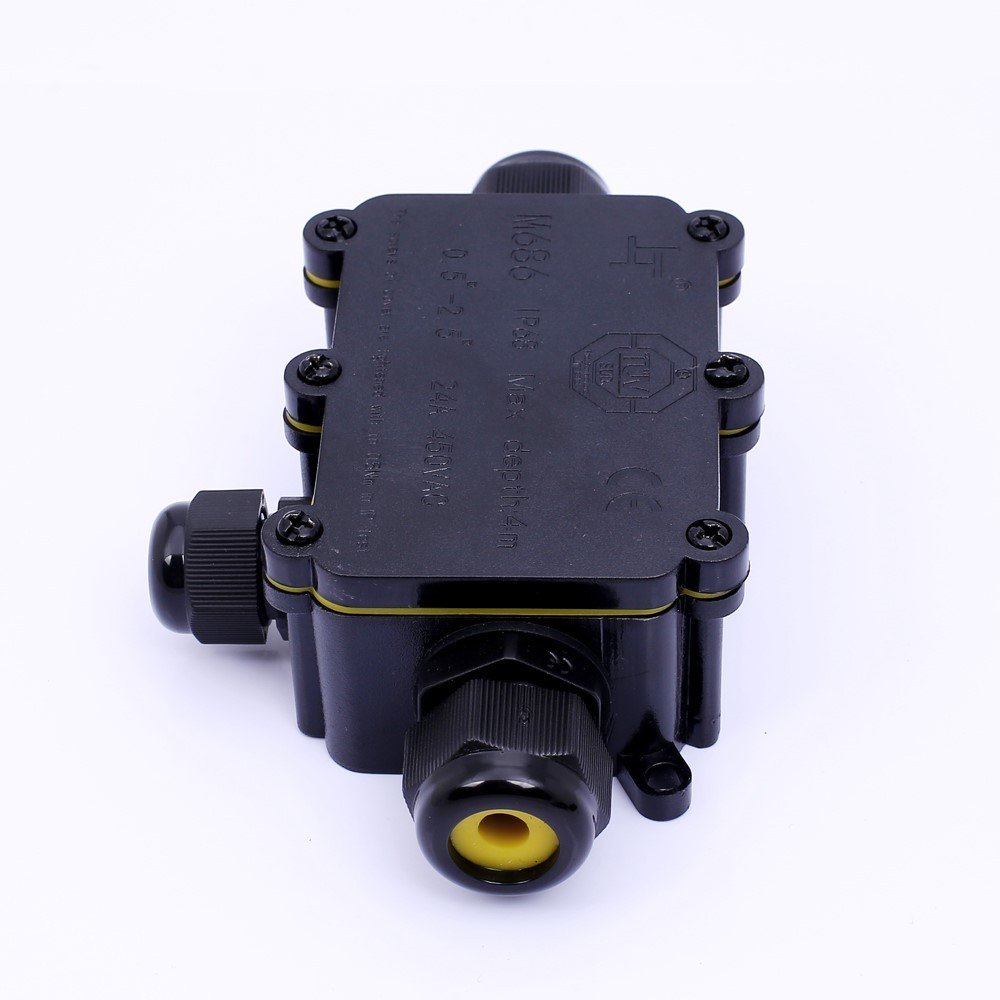 2/3/4Way Waterproof Electrical Junction Box Cable Connector Wire IP68 Outdoor UK