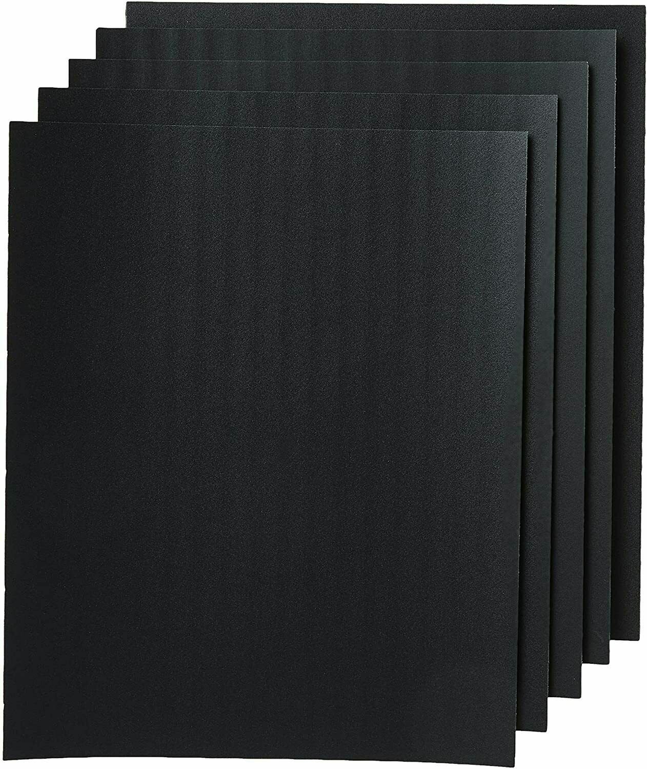 8pcs Assorted Wet And Dry Sandpaper Sheets For Metal Plastic Wood Mixed Grit