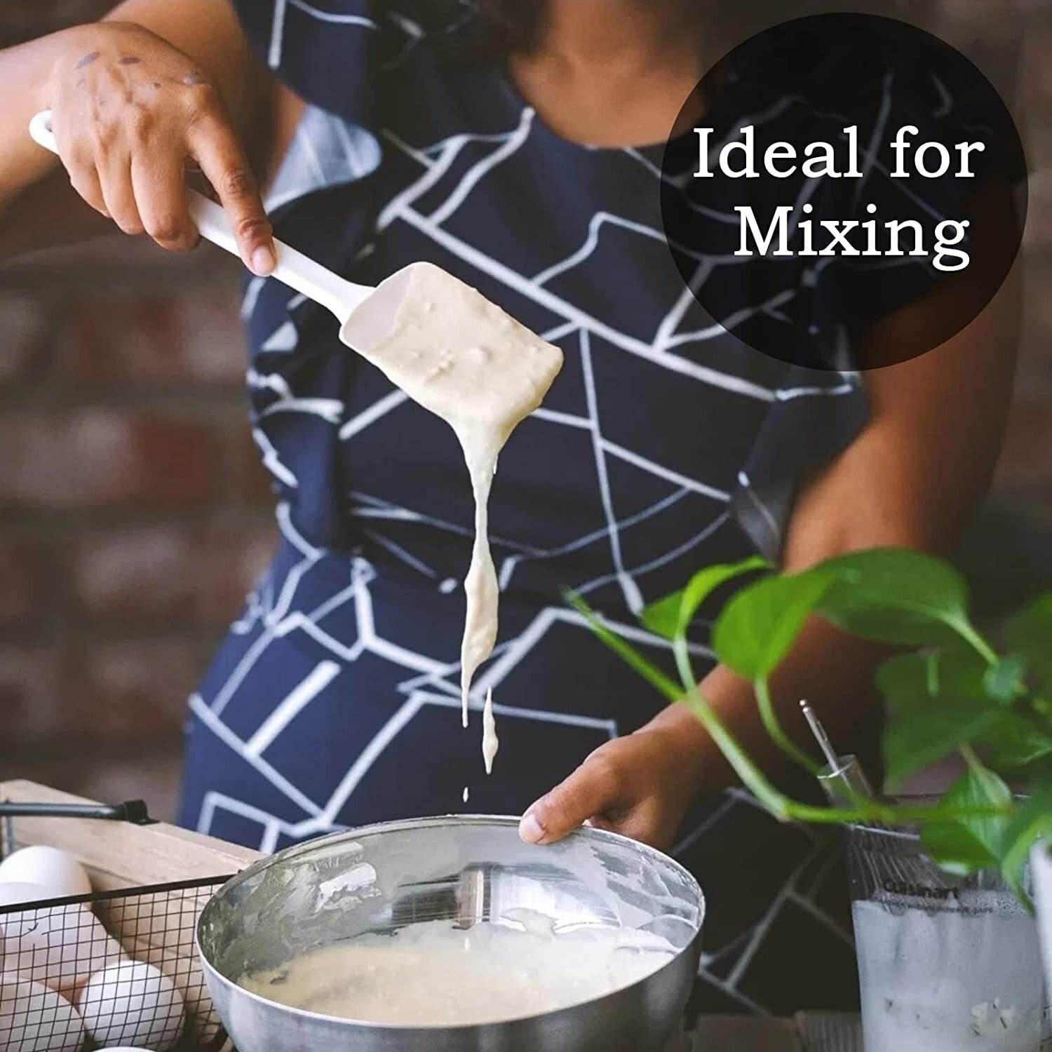 5Pcs Flexible Spatulas Cooking Baking Mixing Icing Bowl Scraper Kitchen Utensil