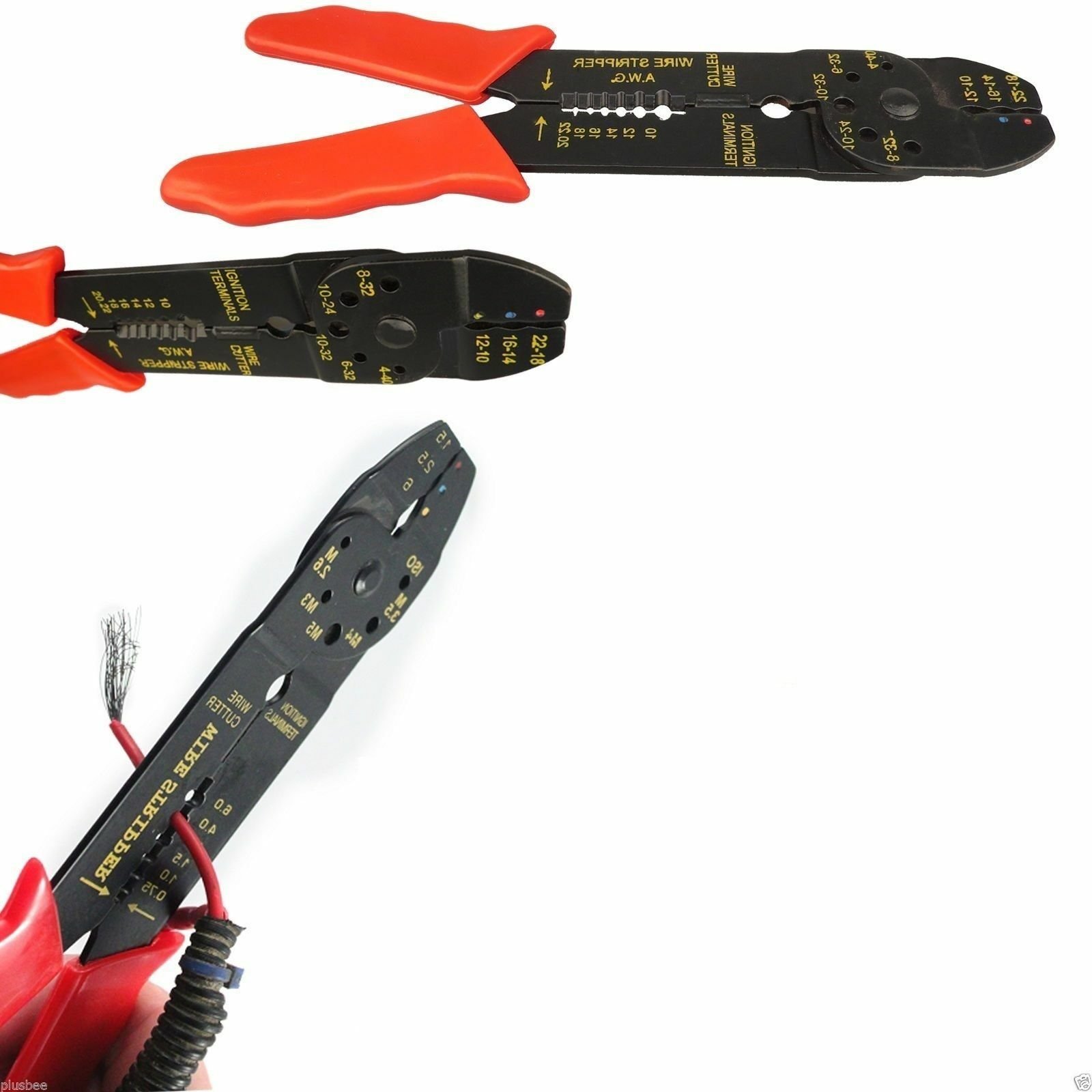 CRIMPING & CUTTING TOOL CABLE WIRE STRIPPER PLIERS ELECTRICAL CRIMPER CUTTER NEW