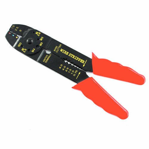 CRIMPING & CUTTING TOOL CABLE WIRE STRIPPER PLIERS ELECTRICAL CRIMPER CUTTER NEW