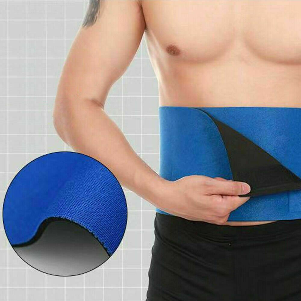 Waist Belt Support Neoprene Lower Back Pain Body Brace Lumbar Control Sports Uk