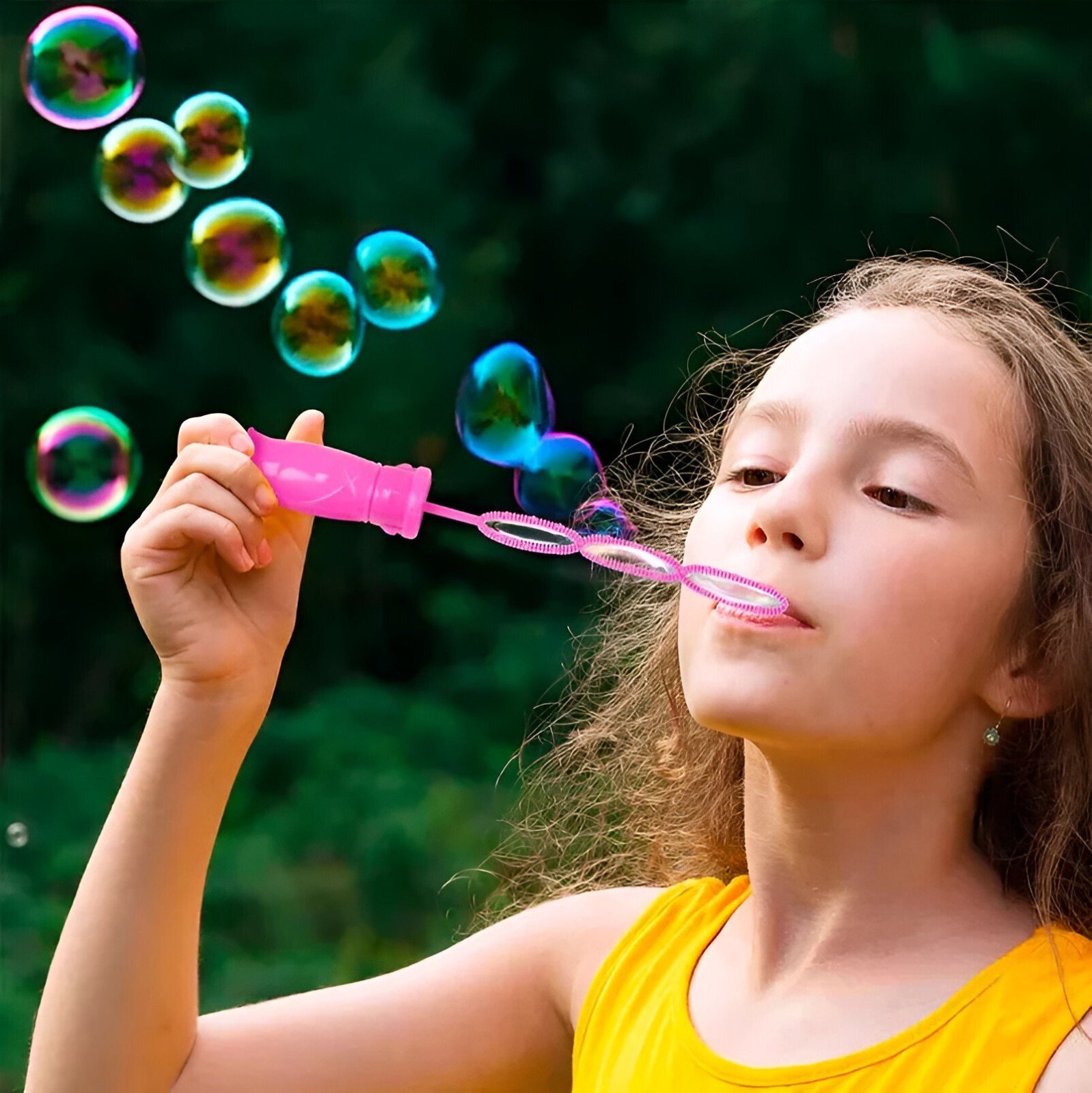 Pack of 12- Large Bubble Swords 25cm Wand Stick Maker Kids Outdoor Summer Toys