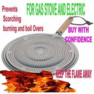 SIMMER RING PAN MAT HOB TAGINE HEAT DIFFUSER FOR GAS ELECTRIC COOKERS STOVE 21cm