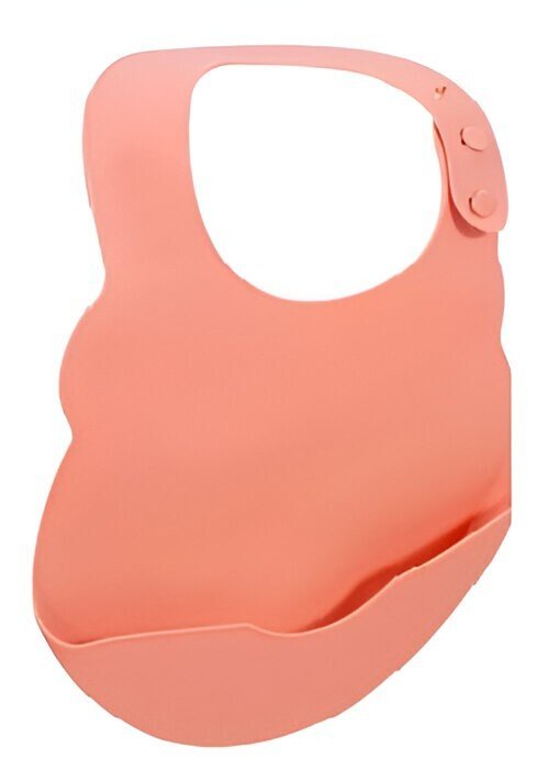 2Pcs Baby Bibs Dishwasher safe Comfortable Silicone Feeding Food Catcher weaning