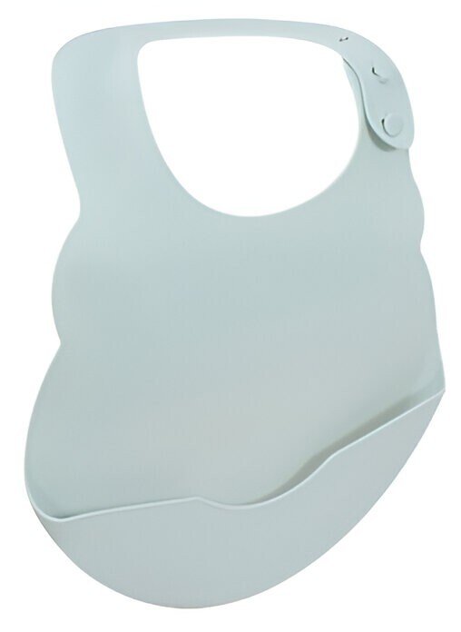 2Pcs Baby Bibs Dishwasher safe Comfortable Silicone Feeding Food Catcher weaning