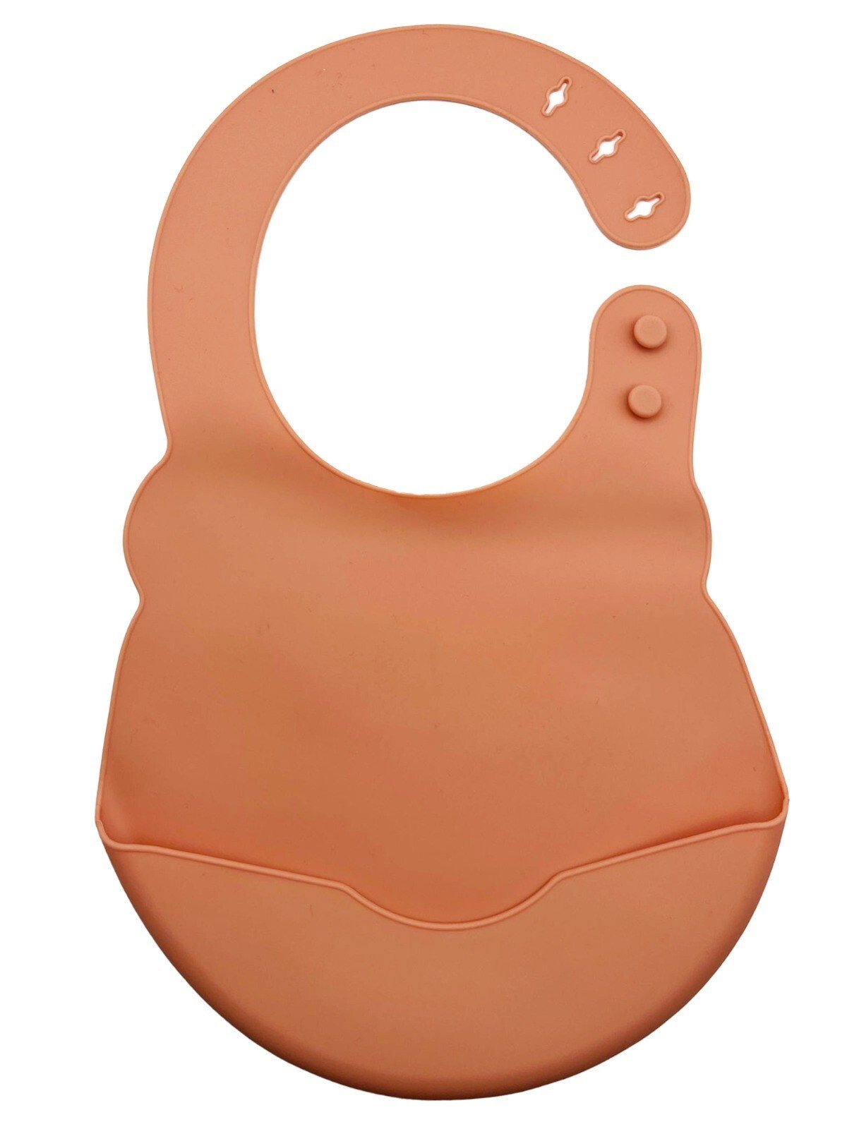 2Pcs Baby Bibs Dishwasher safe Comfortable Silicone Feeding Food Catcher weaning