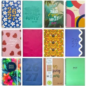 2026-2027 A5 Size Academic Mid Year Week to View Student Teacher Diary Planner