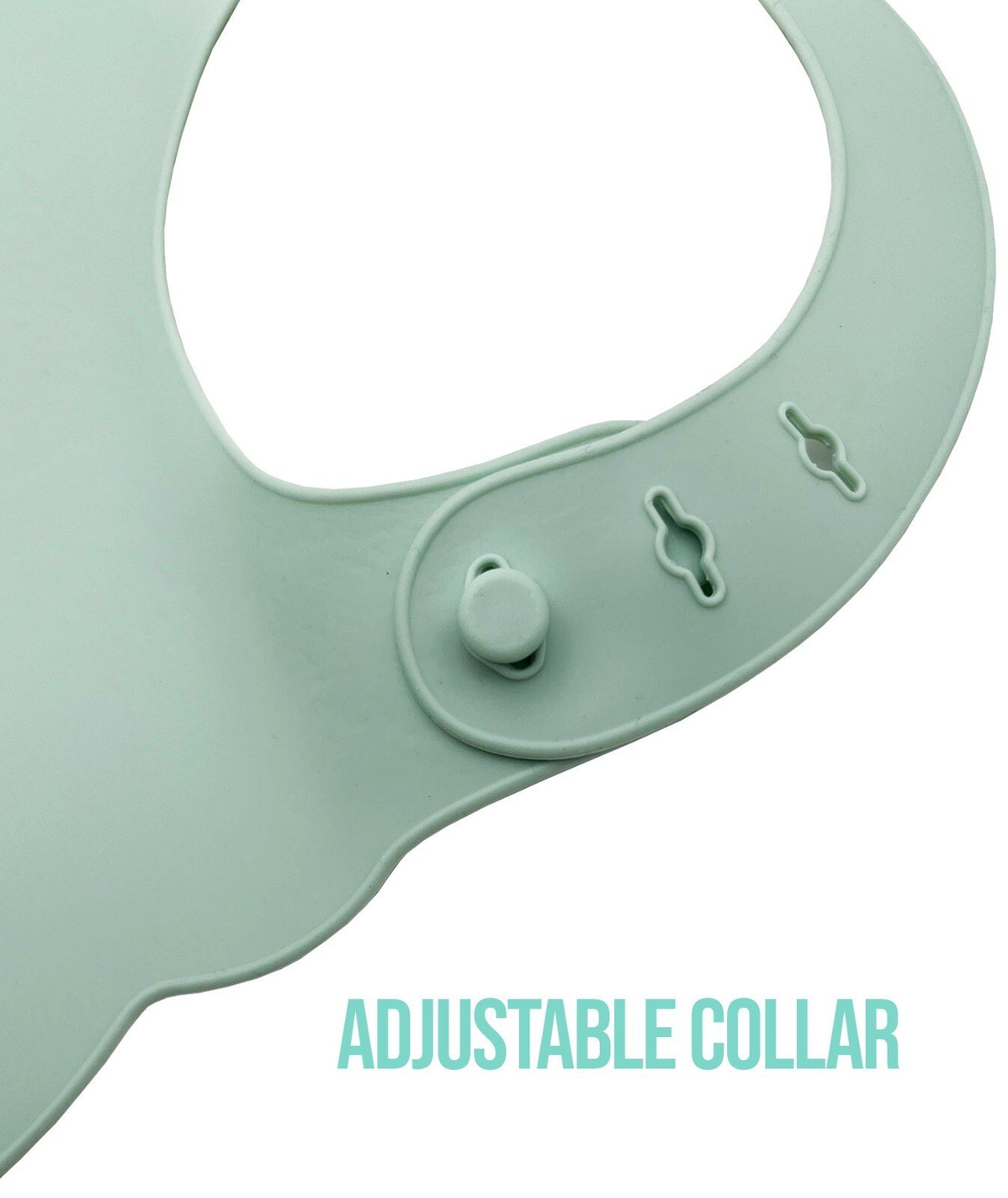2Pcs Baby Bibs Dishwasher safe Comfortable Silicone Feeding Food Catcher weaning