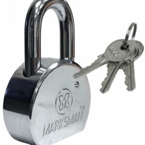 65mm Short Shackle Chrome Steel High Security Padlock & 3 Keys Heavy Duty Large