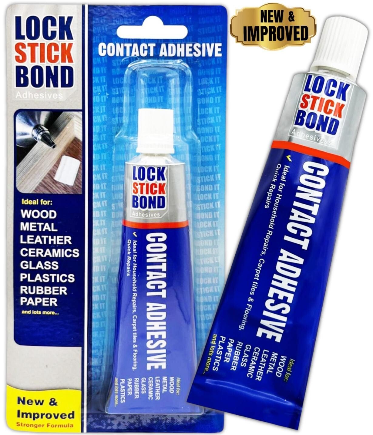 Multi Purpose Instant Contact Adhesive Super Strong Fast Drying Glue 30g Tube
