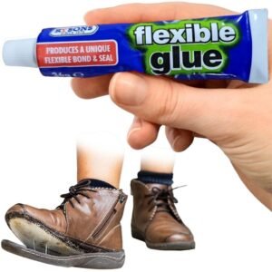 FLEXIBLE ELASTIC GLUE Strong Repair Adhesive WATERPROOF Leather Shoe Fabric 20g