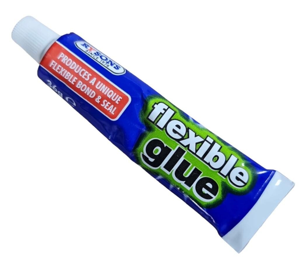 FLEXIBLE ELASTIC GLUE Strong Repair Adhesive WATERPROOF Leather Shoe Fabric 20g