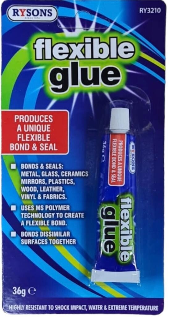 FLEXIBLE ELASTIC GLUE Strong Repair Adhesive WATERPROOF Leather Shoe Fabric 20g
