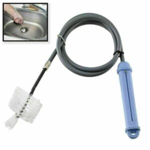 SINK DRAIN CLEANING BRUSH BENDABLE BATH SINK UNBLOCKER 1M LONG KITCHEN SNAKE NEW