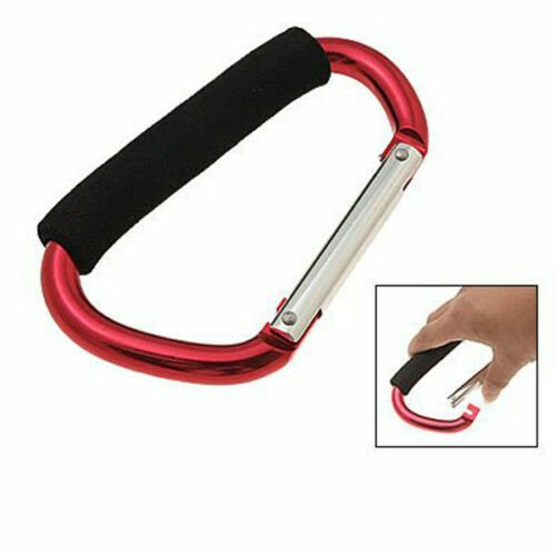 150mm/6" JUMBO ALUMINIUM CARRYING HOOK SPRING LOADED SNAP LOCK CARABINER